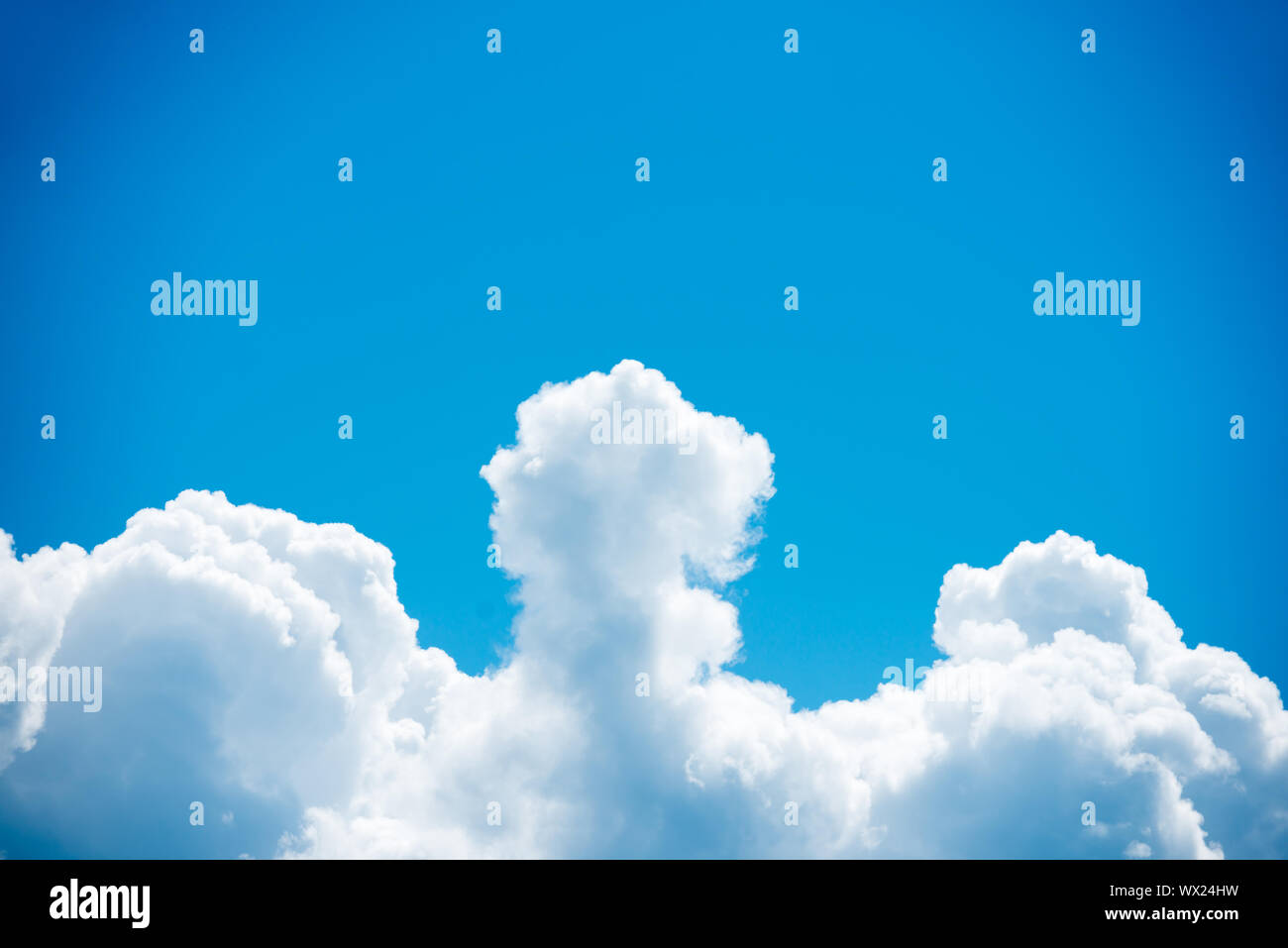 White clouds on blue sky Stock Photo