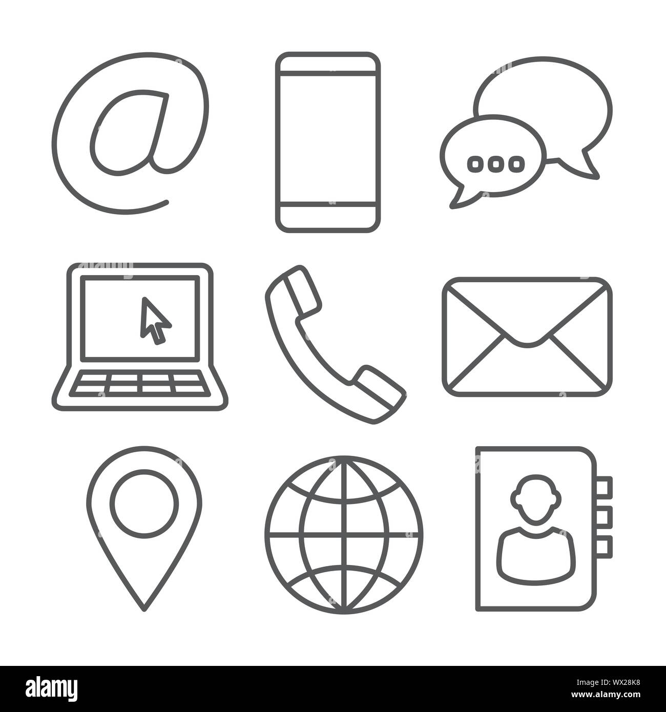 Contact line Cut Out Stock Images Pictures Alamy