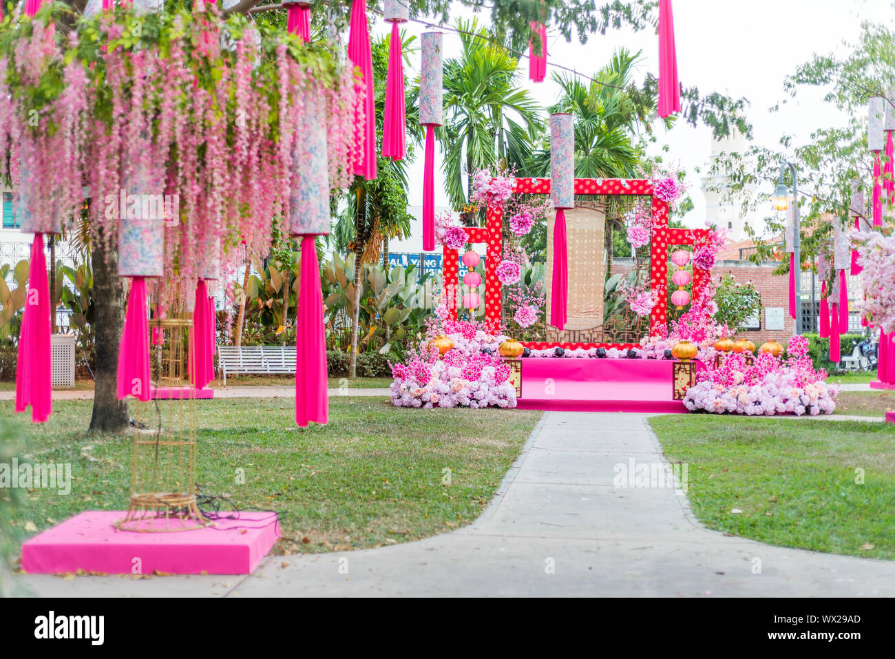 Daily Life in Town, Penang Island, Malaysia Stock Photo Alamy