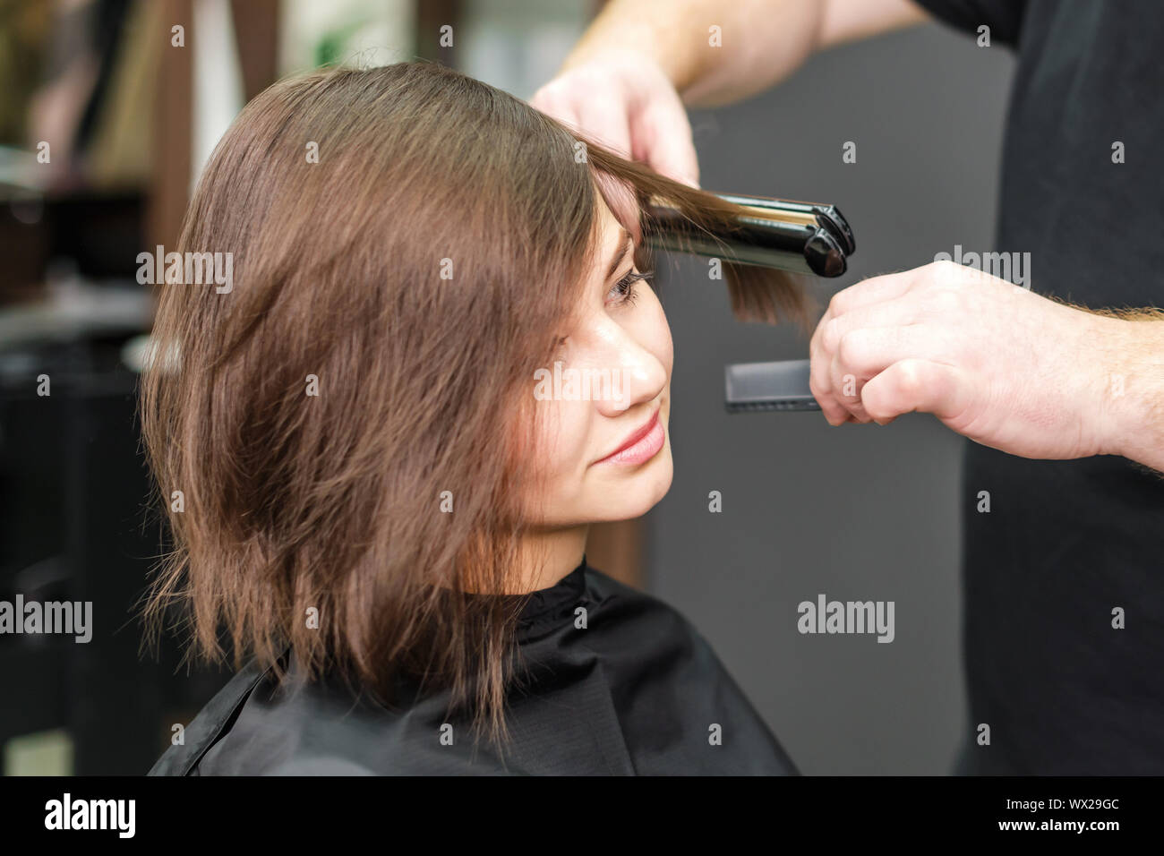 hairdresser straighteners
