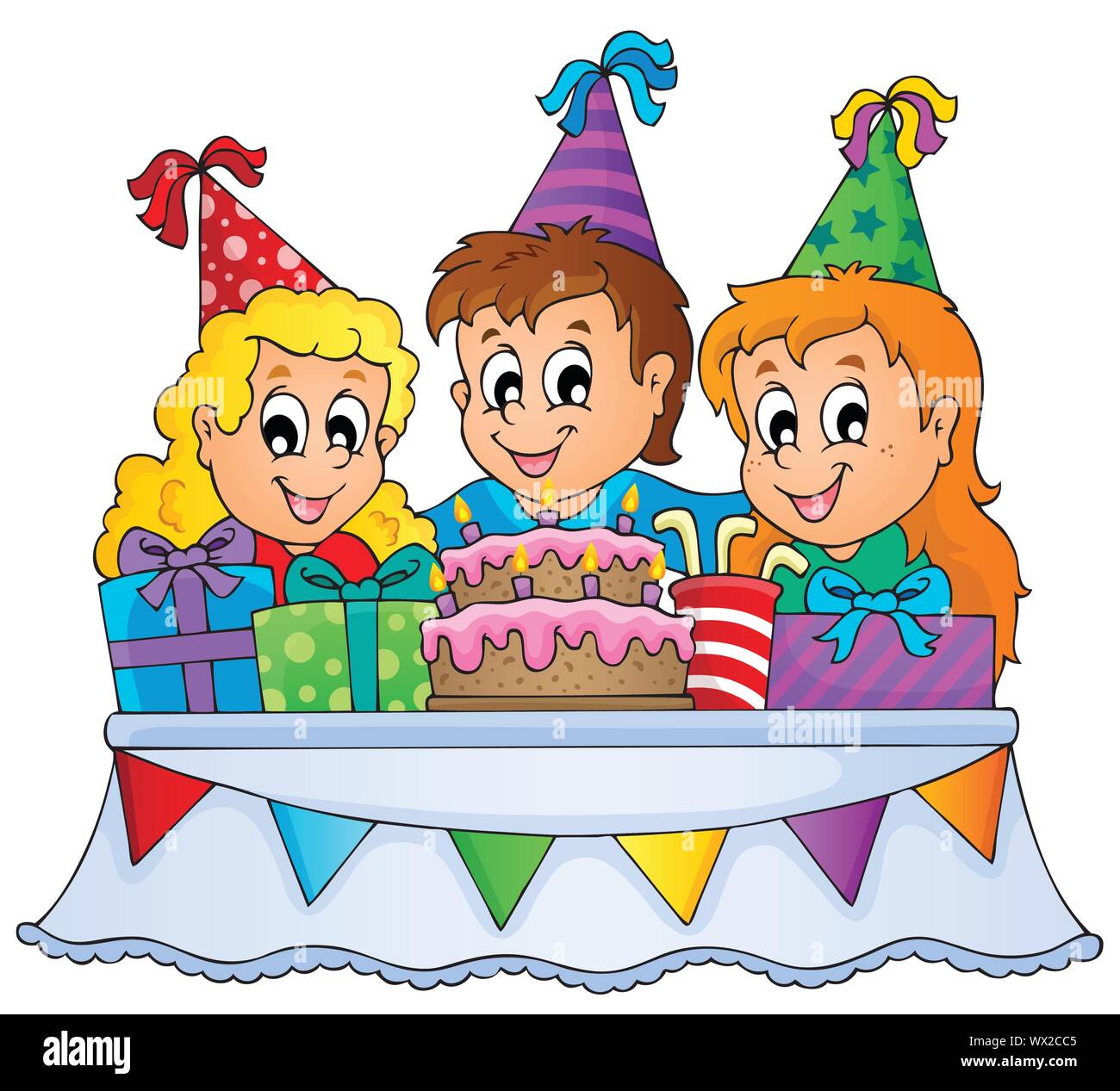 Birthday Kid Drawing Vectors from GraphicRiver