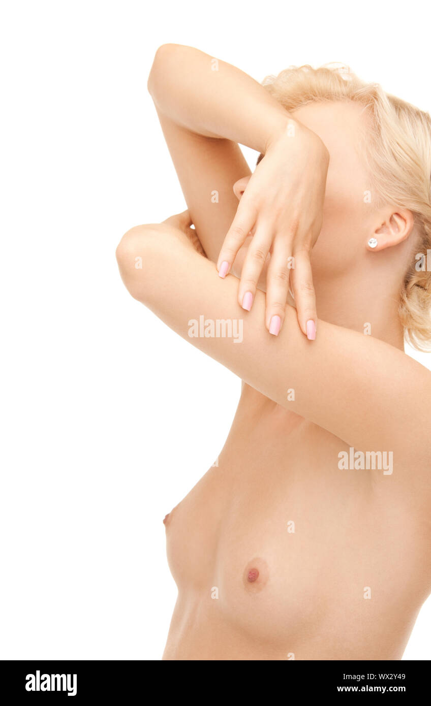 beautiful topless woman Stock Photo - Alamy