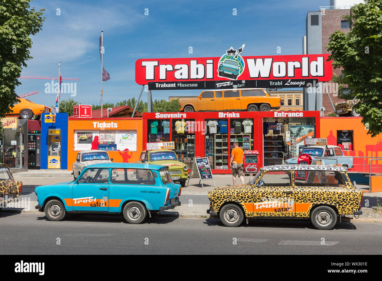 Trabant museum in Berlin, Germany Stock Photo