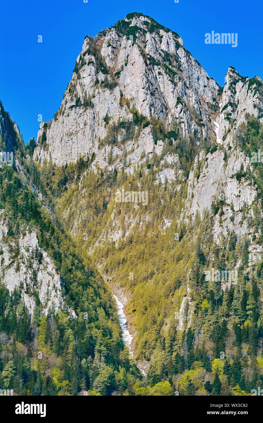 Bucegi Mountains in Romania Stock Photo