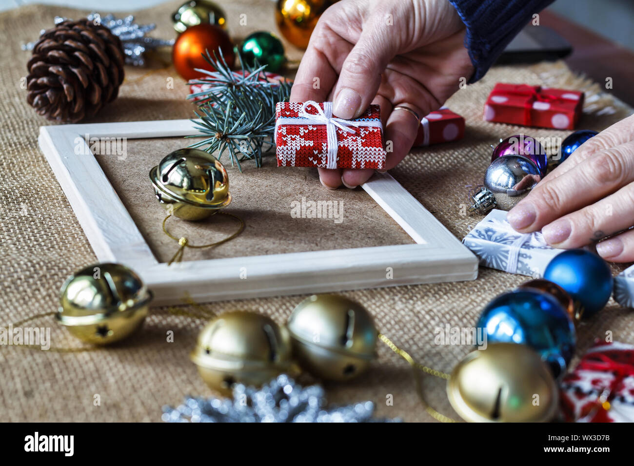 gift, decoration, christmas, background, ball, celebrate, holiday, Stock Photo