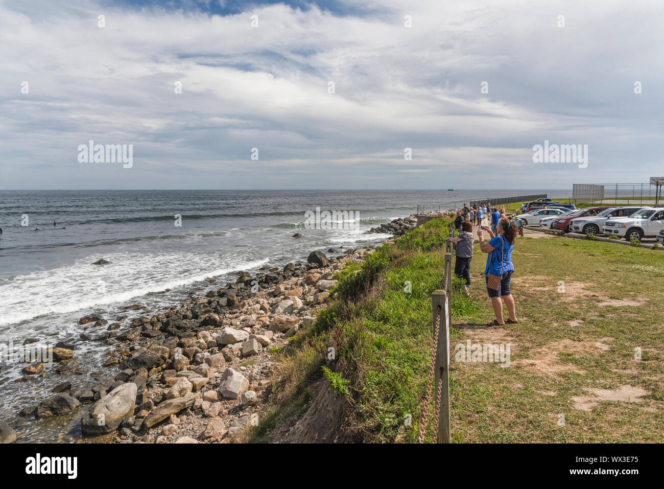 Point Judith, Rhode Island Ocean Landscape Stock Photo Alamy
