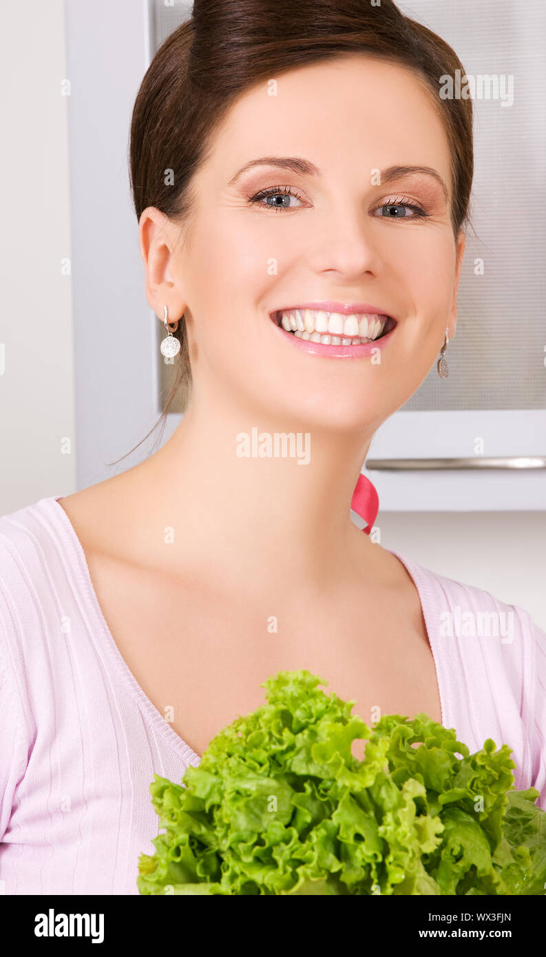 picture-of-beautiful-woman-in-the-kitchen-stock-photo-alamy