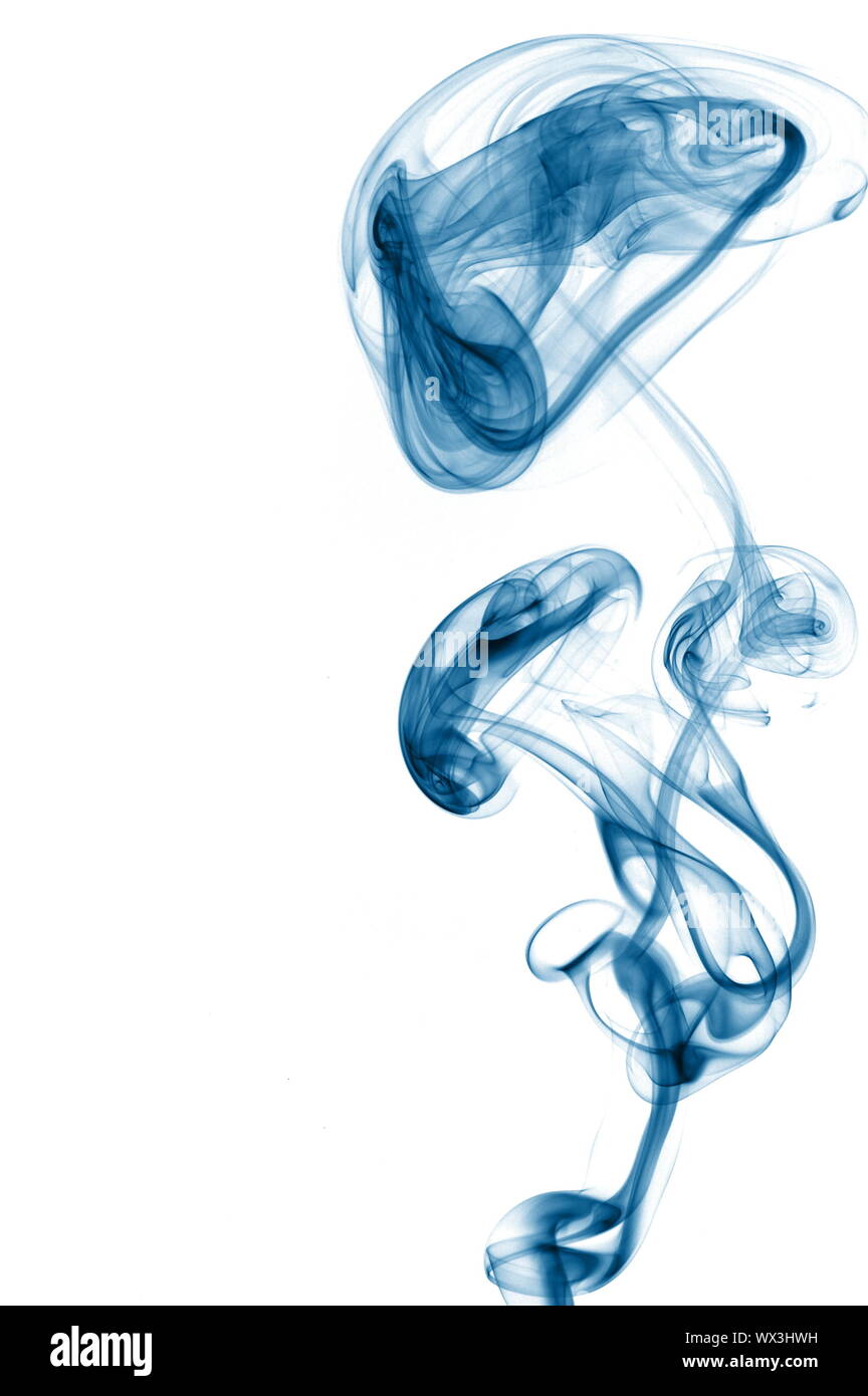 abstract smoke isolated on a white background Stock Photo - Alamy