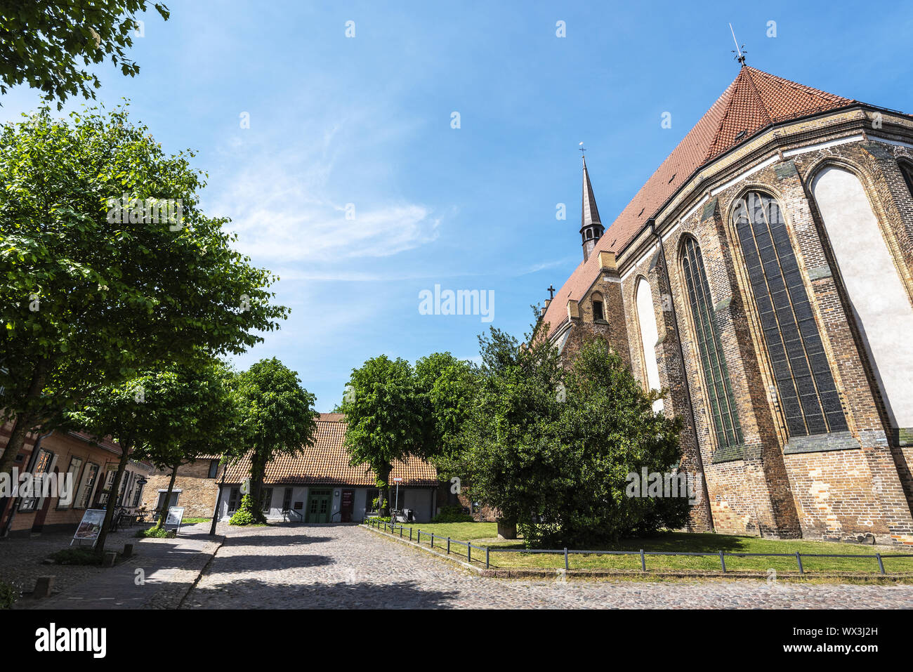church, monastery of the holy cross, Rostock, Mecklenburg-Western Pomerania, Germany, Europe Stock Photo