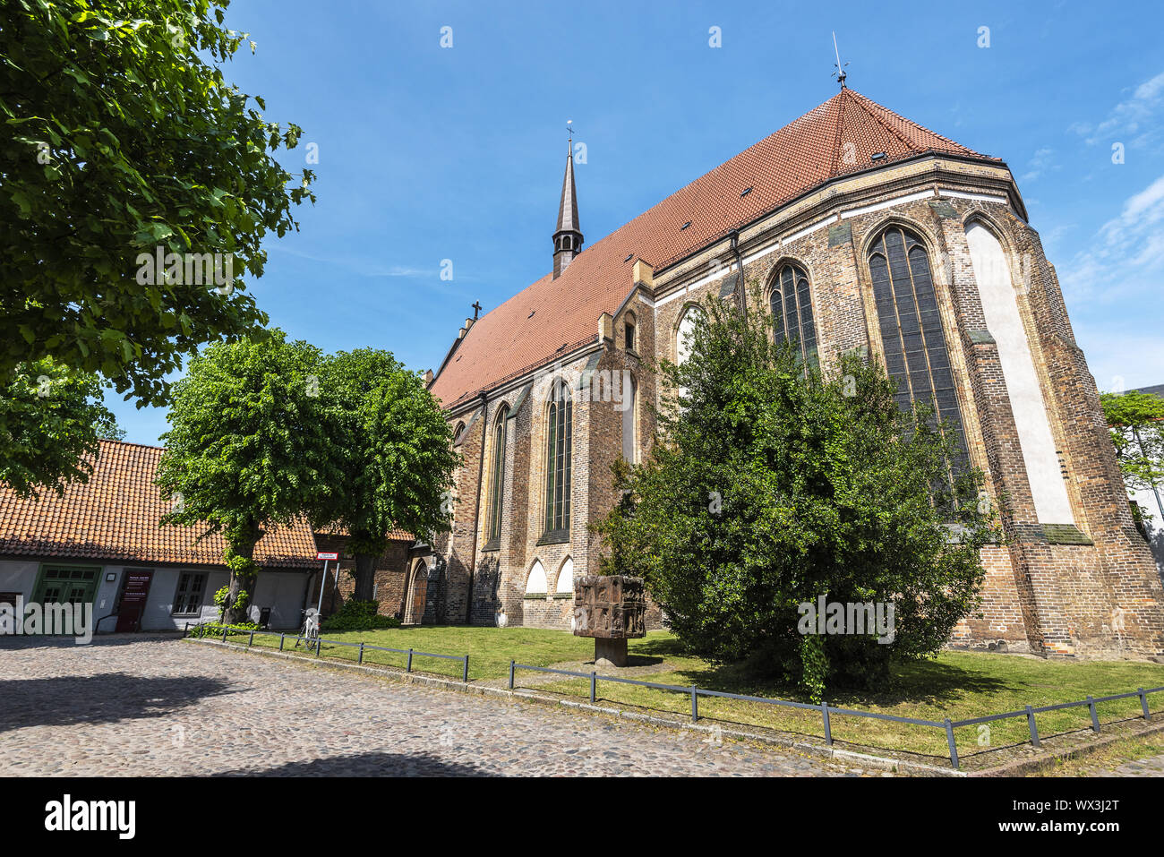 church, monastery of the holy cross, Rostock, Mecklenburg-Western Pomerania, Germany, Europe Stock Photo