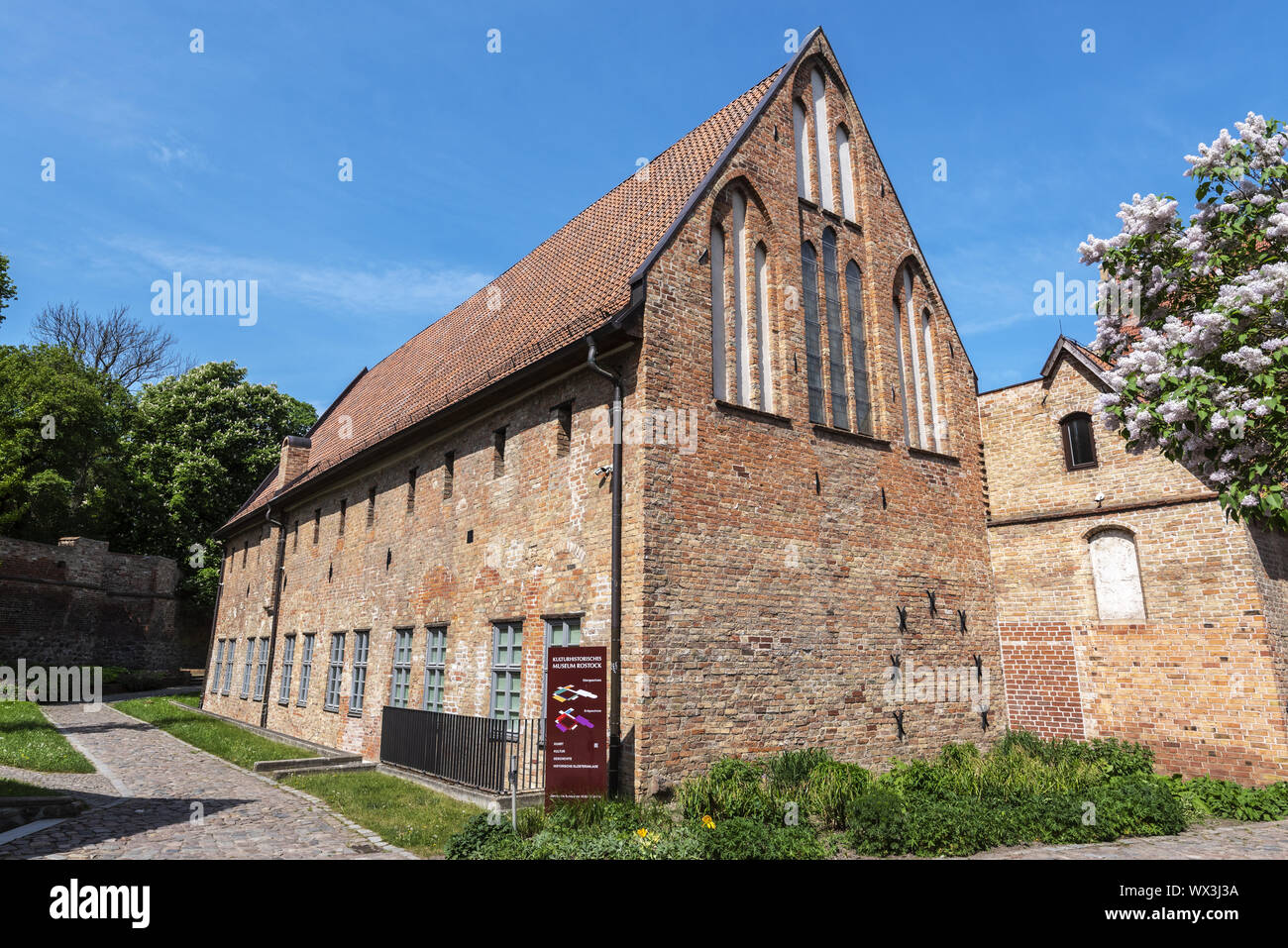 museum, monastery of the holy cross, Rostock, Mecklenburg-Western Pomerania, Germany, Europe Stock Photo