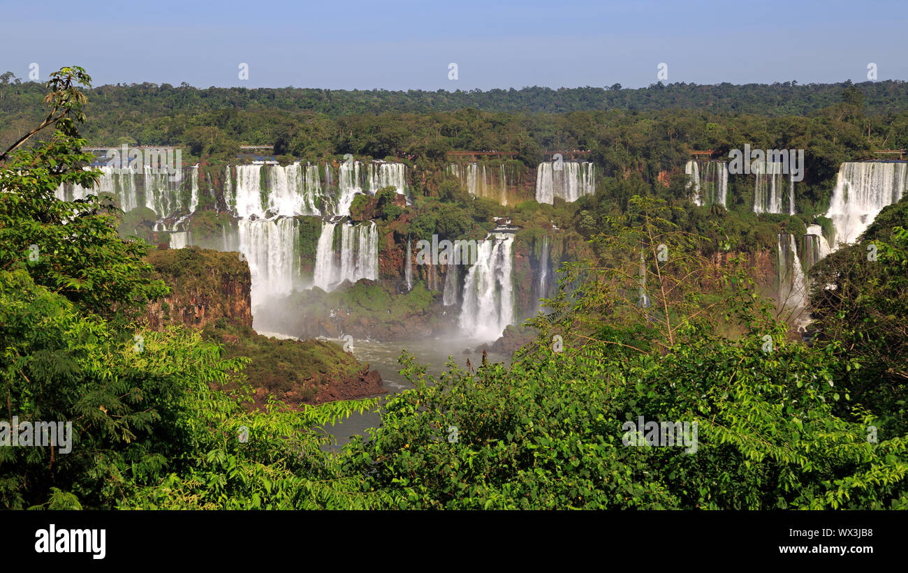 iguazu waterfalls Stock Photo