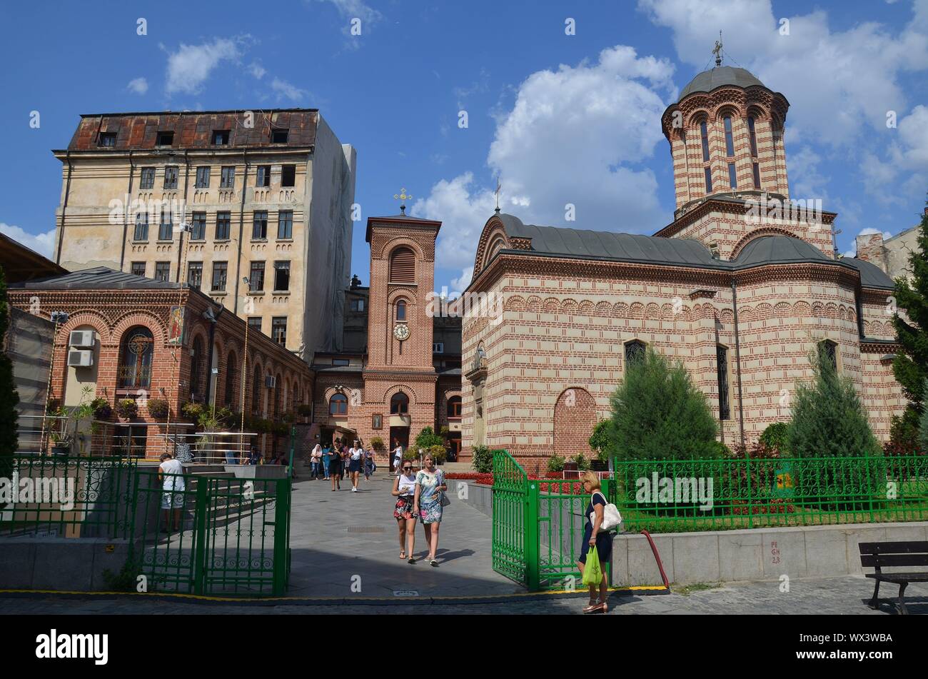 Bukarest, Hauptstadt Rumäniens: die Curtea Domneasca Kirche Stock Photo