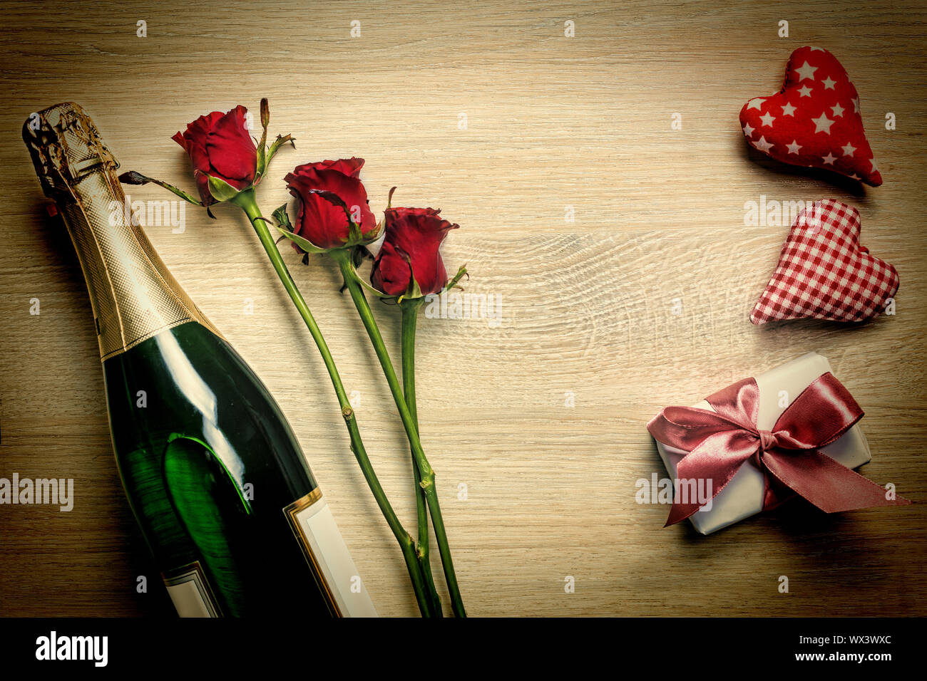 Women's Day, 8 March. Valentine's Day, TOP VIEW, COPY SPACE Stock Photo