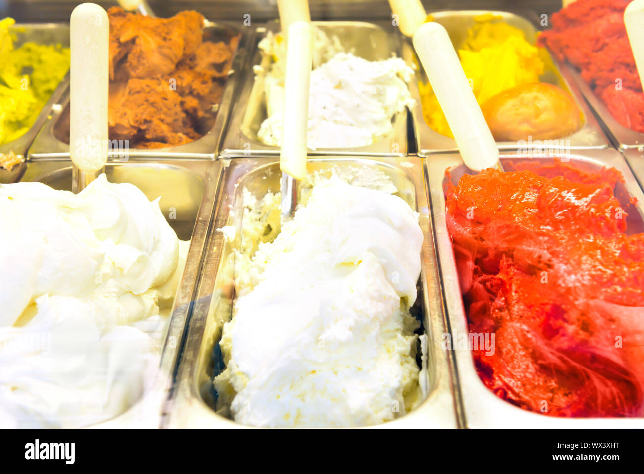 Gelato ice cream Stock Photo