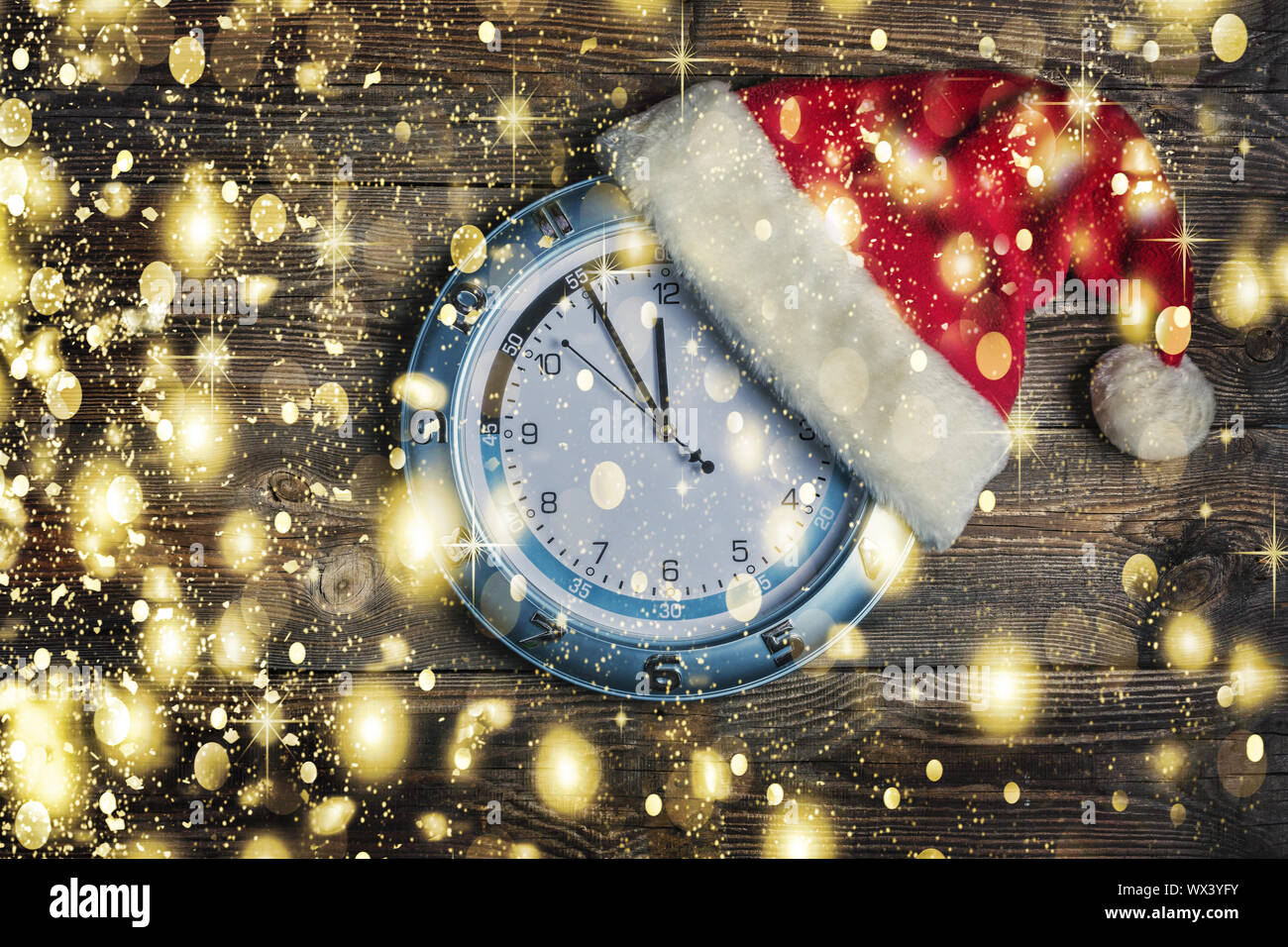 Santa claus falling snow on hi-res stock photography and images - Alamy
