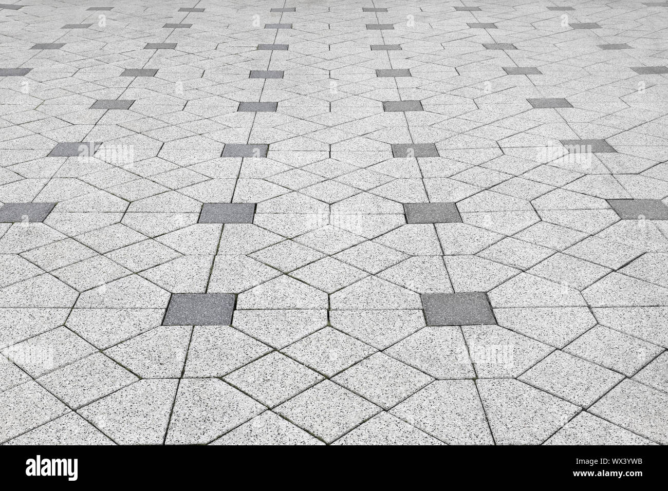 Perfect patio tiles Stock Photo