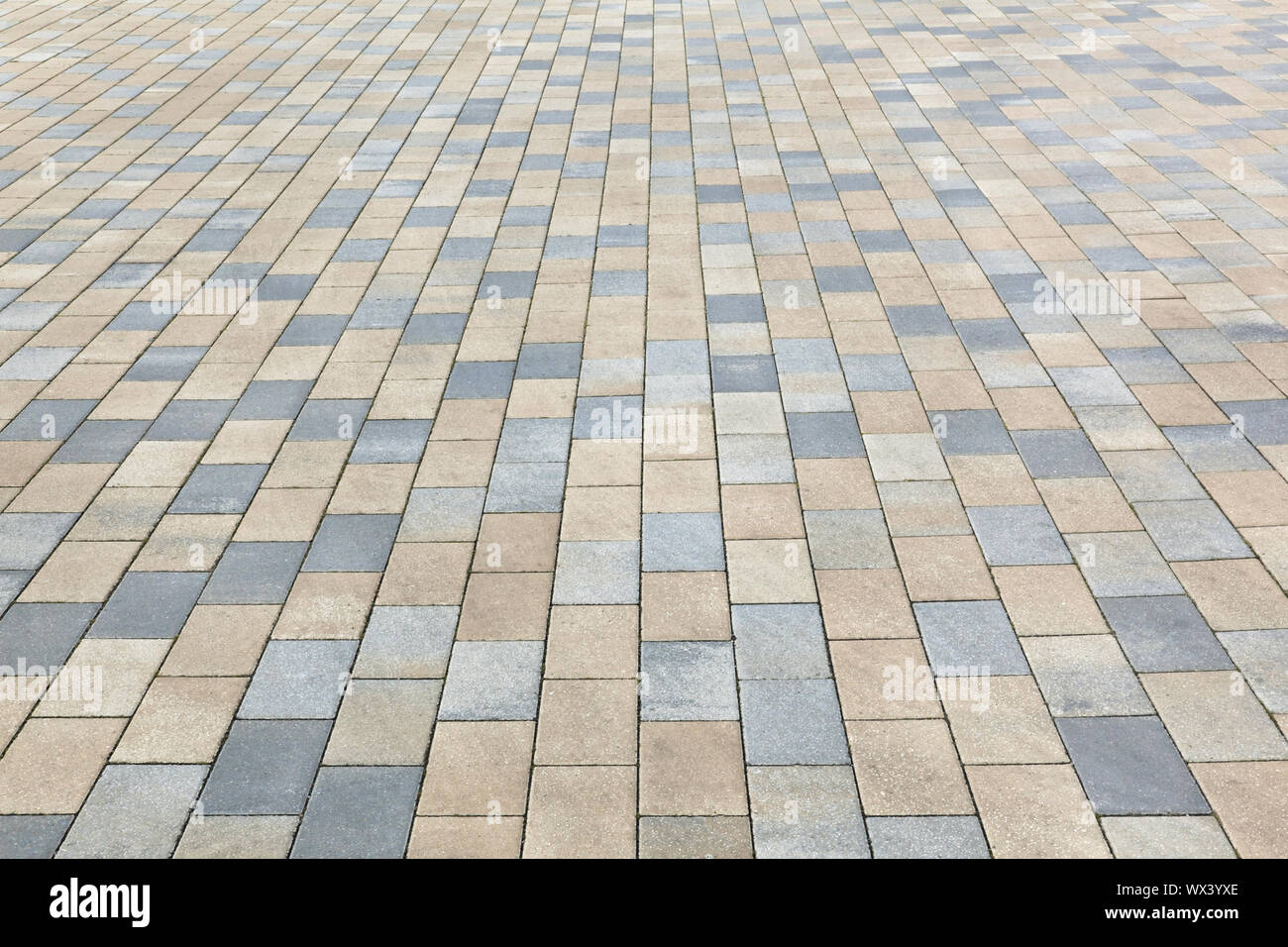 Perfect patio tiles Stock Photo