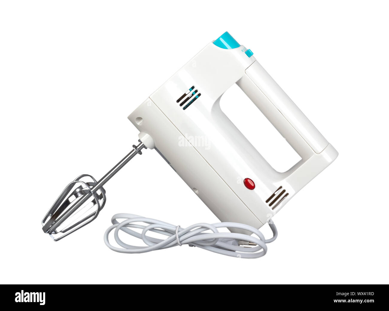 Electric hand mixer is a kitchen appliance Stock Photo Alamy