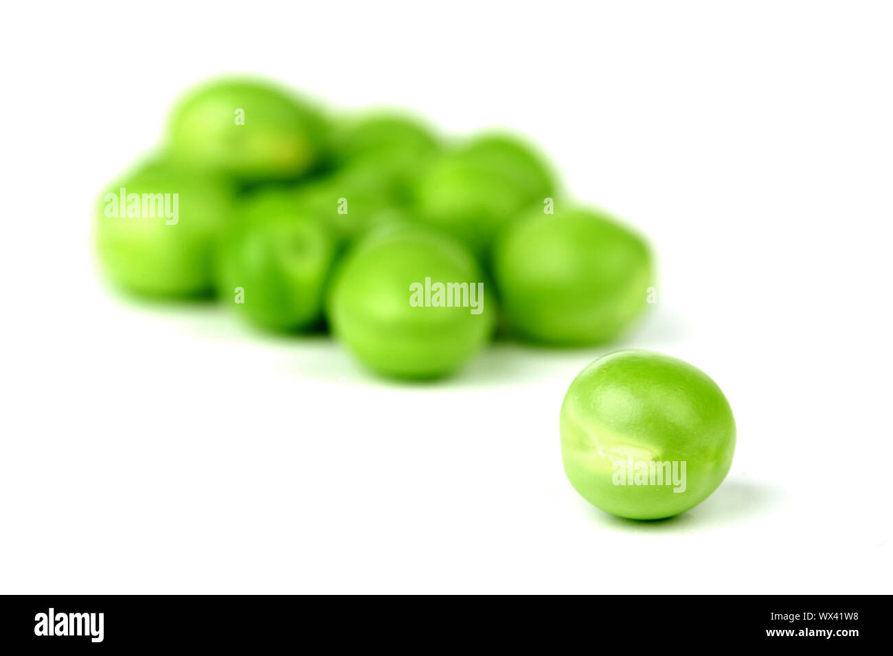 Pea bean pile isolated on white Stock Photo Alamy