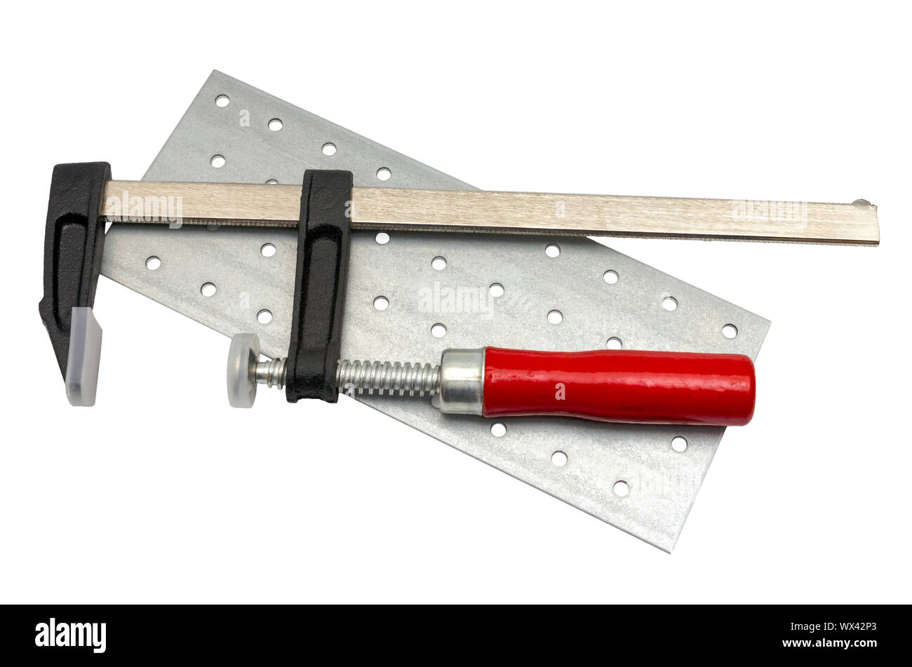 Tools collection Carpentry screw clamp Stock Photo Alamy