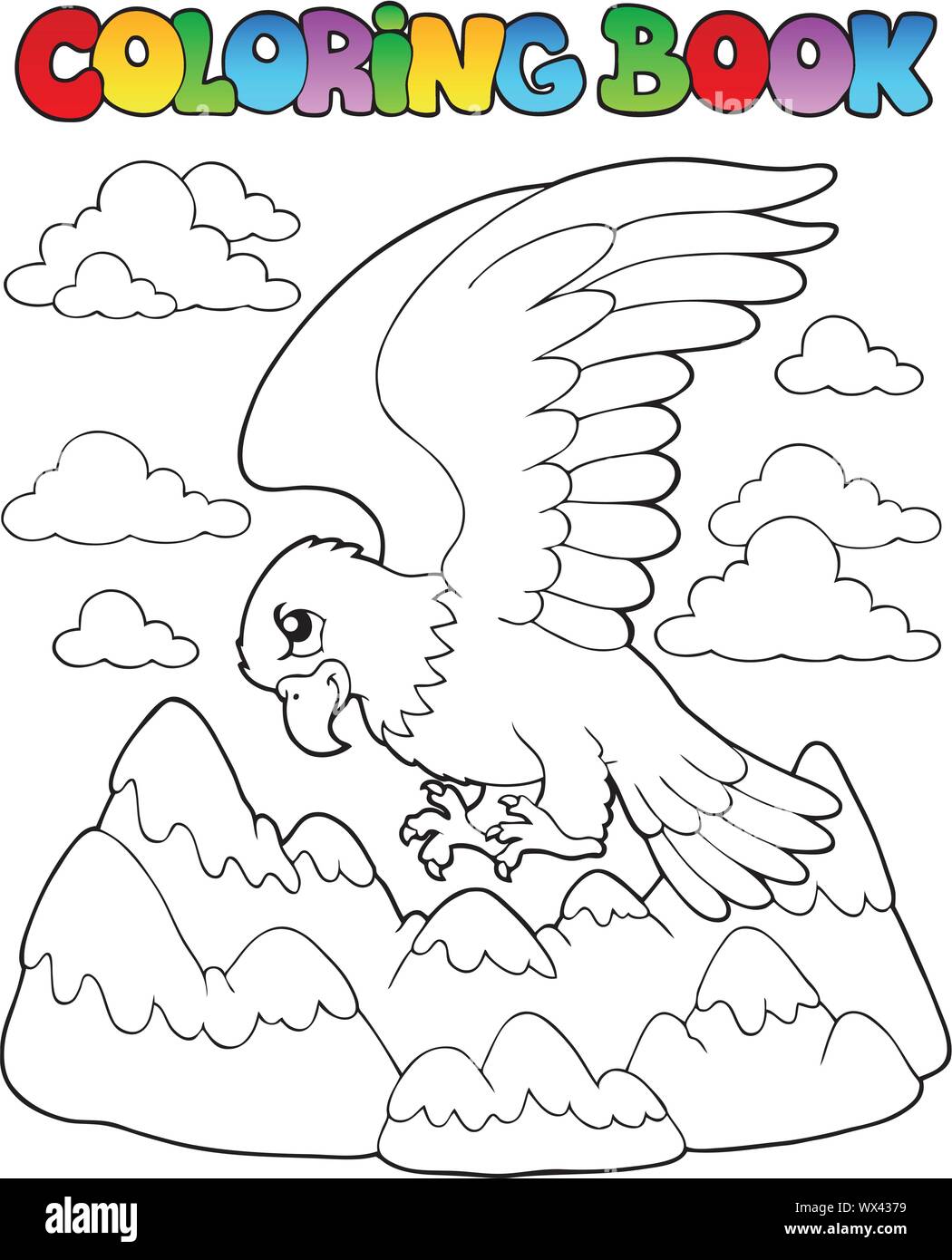Coloring book bird image 2 Stock Vector Image & Art - Alamy