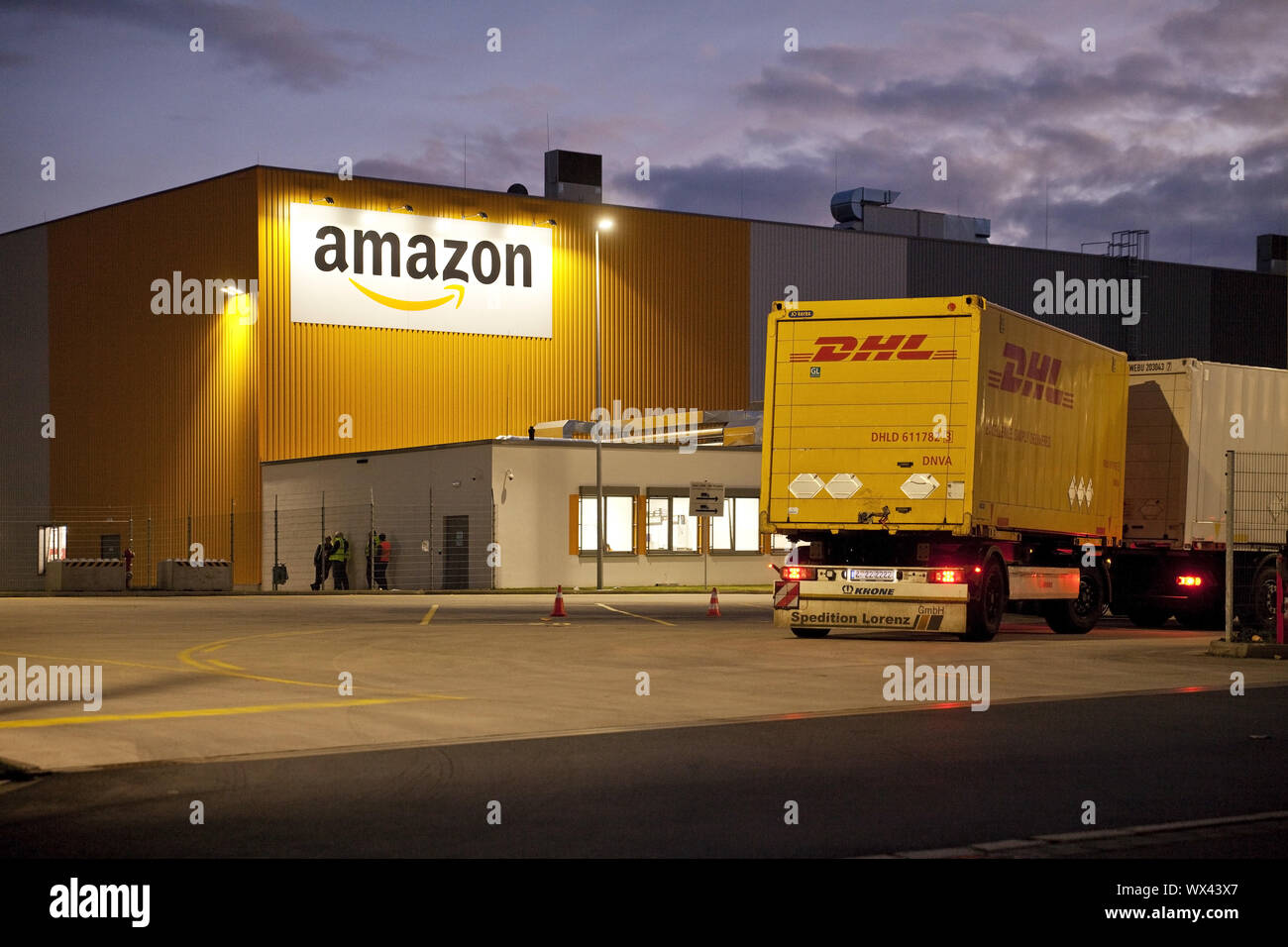 Amazon Logistics Centre DTM2, Dortmund, on the site of the former Westfalenhuette, Germany, Europe Stock Photo