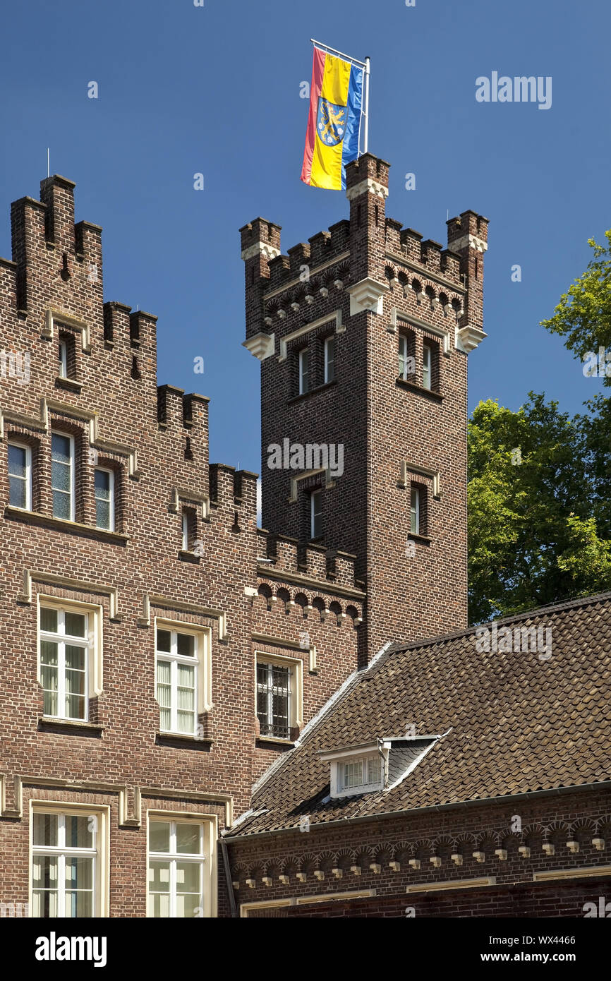Villa of Eerde, Geldern, Lower Rhine, North Rhine-Westphalia, Germany, Europe Stock Photo