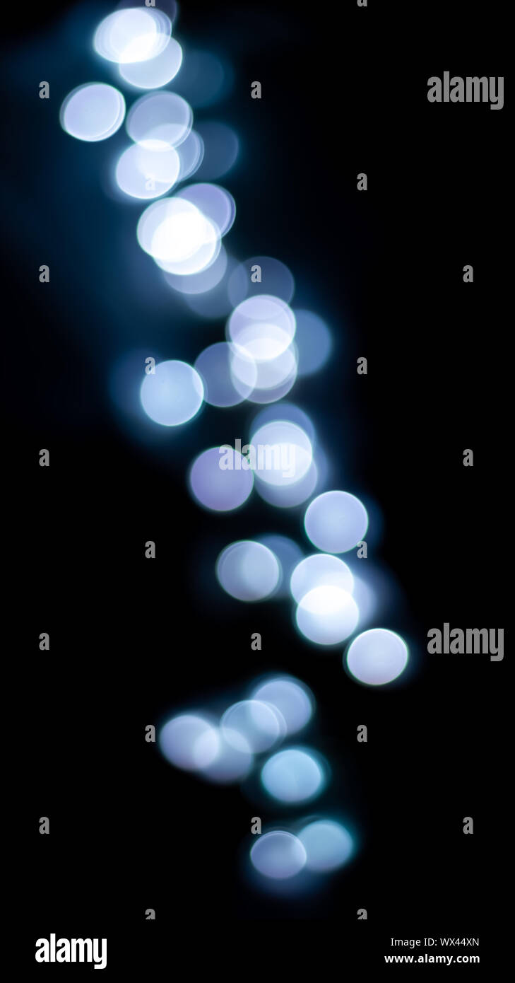 Blurred christmas lights background Stock Photo