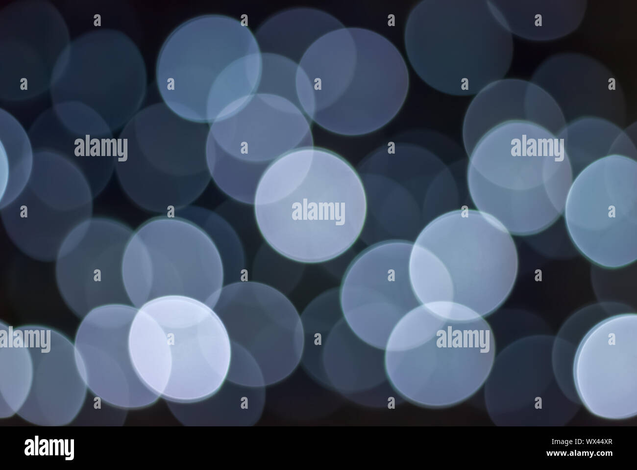 Blurred christmas lights background. Stock Photo
