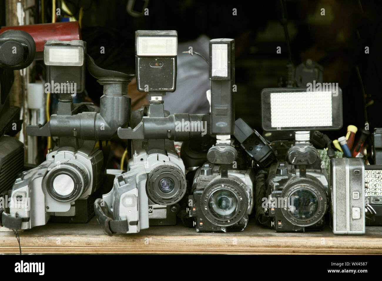 old video camera Stock Photo Alamy