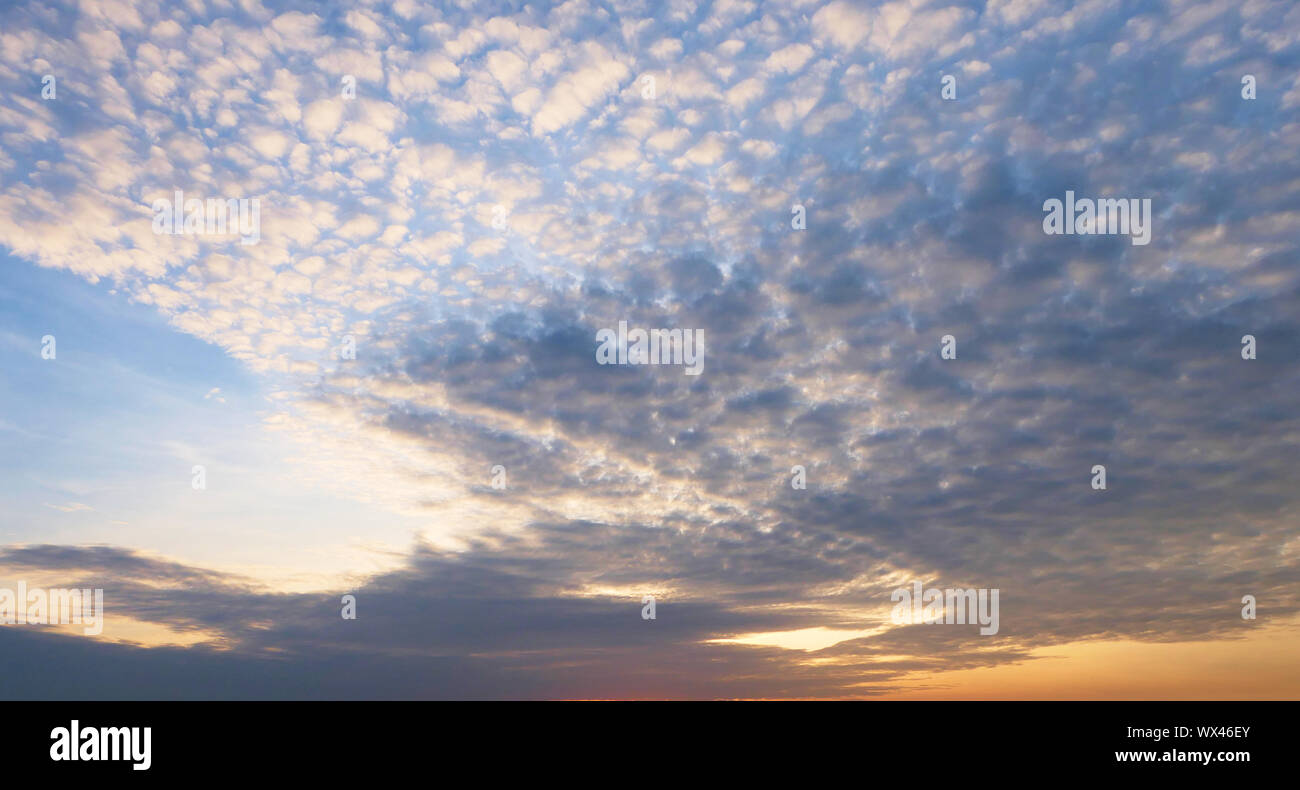 Sunset sky Stock Photo