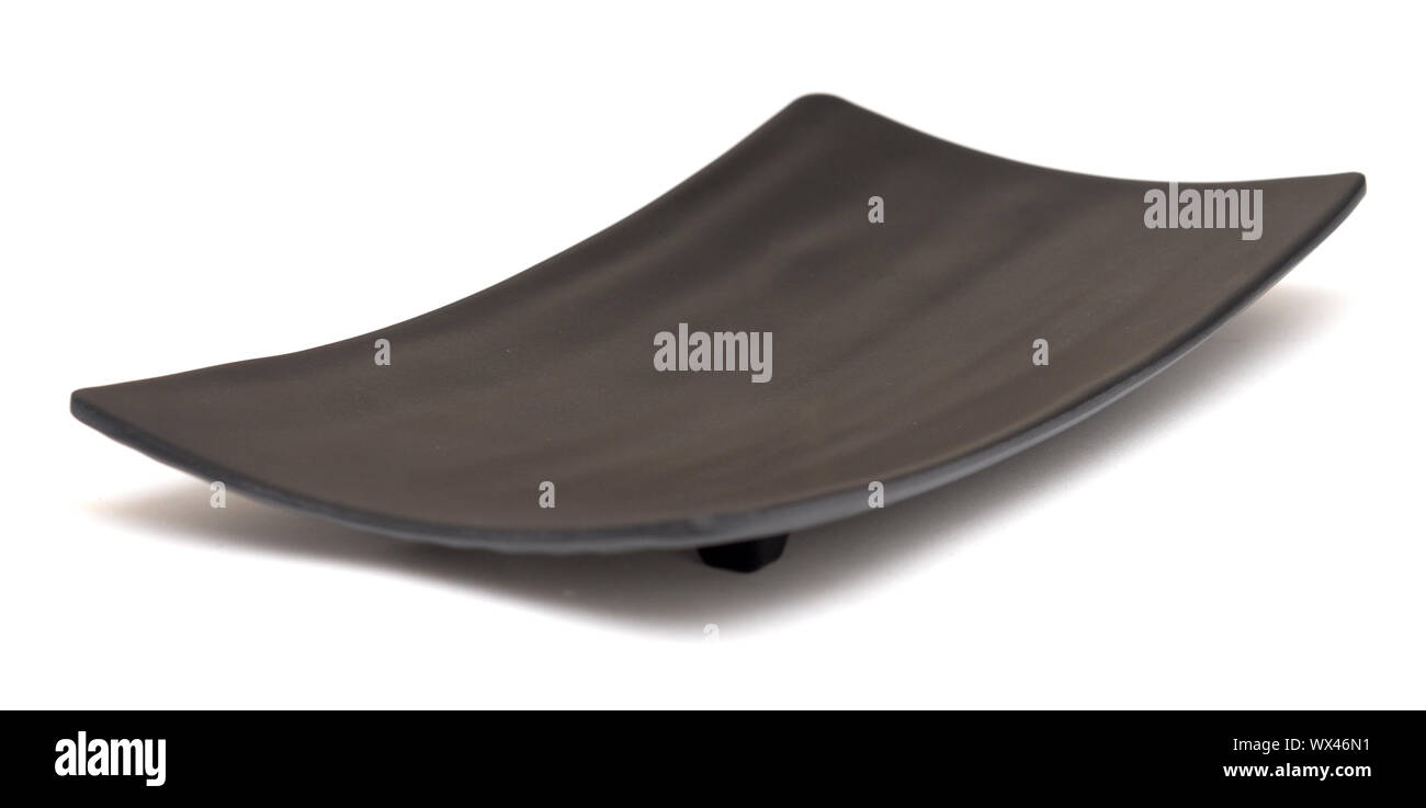 Black plate Stock Photo