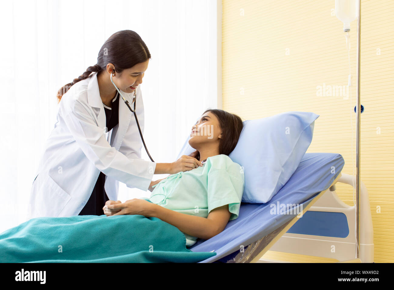 routine health check in hospital Stock Photo Alamy