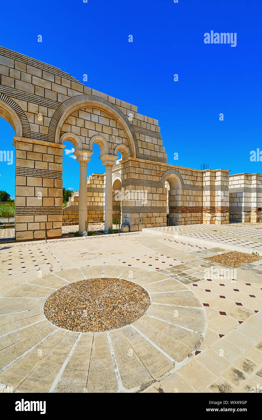 The Great Basilica in Pliska Stock Photo - Alamy