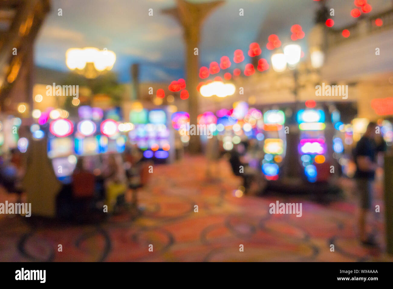 Las Vegas Casino Background Stock Photo