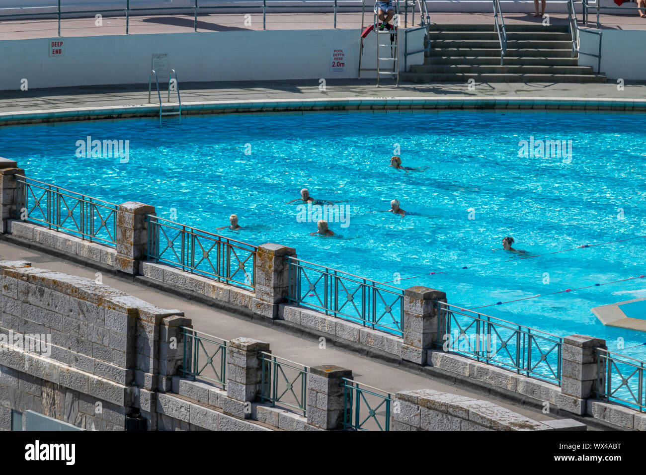 Tinside Lido Plymouth Hoe ,Iconic Waterfront swimming Pool and