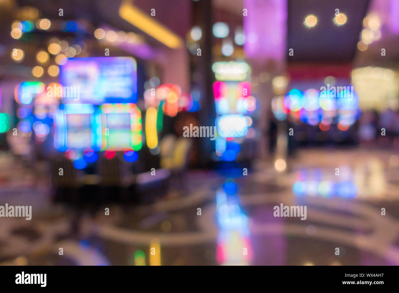 Las Vegas Casino Background Stock Photo
