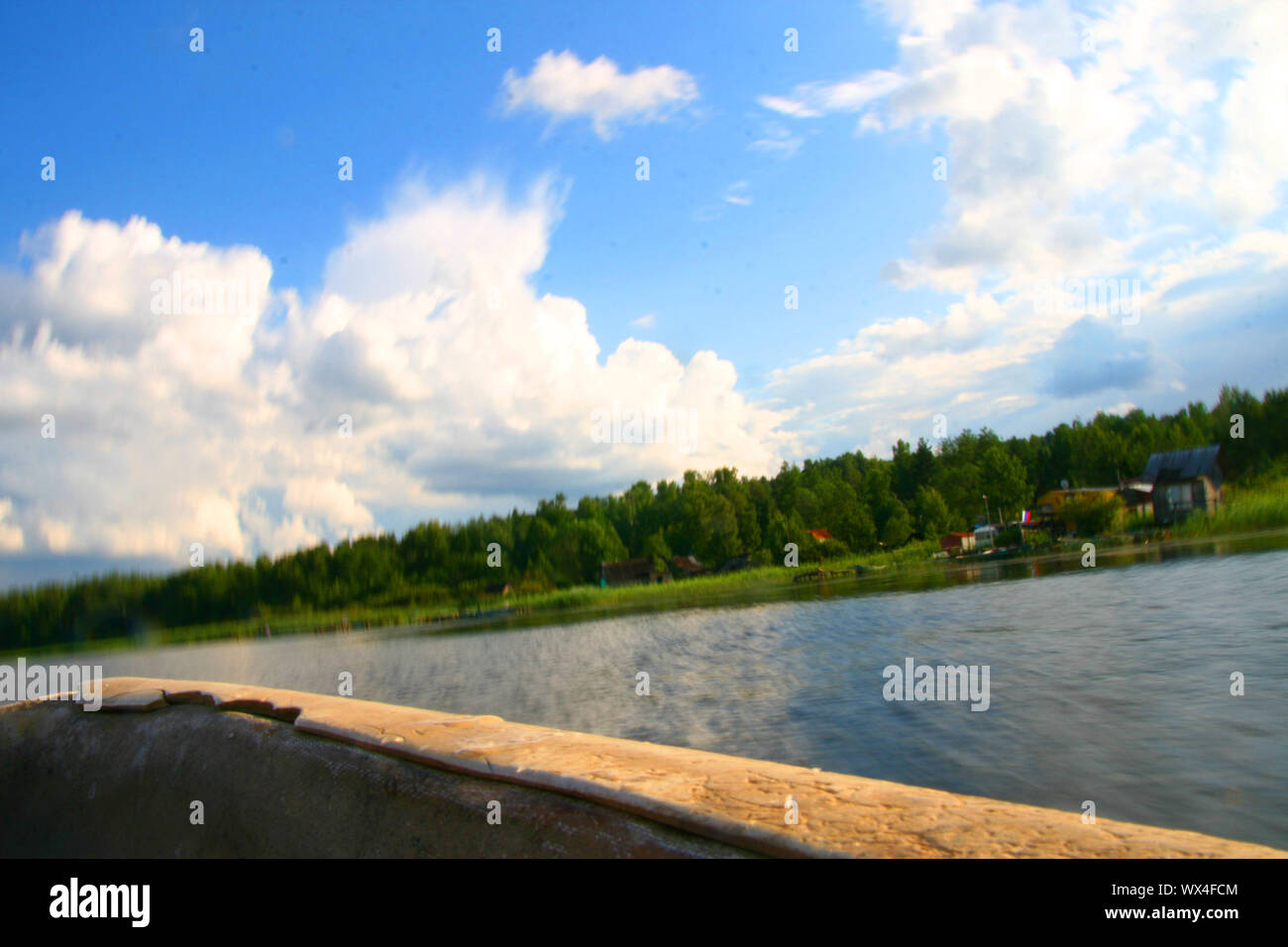 motion boat in wild water river Stock Photo - Alamy