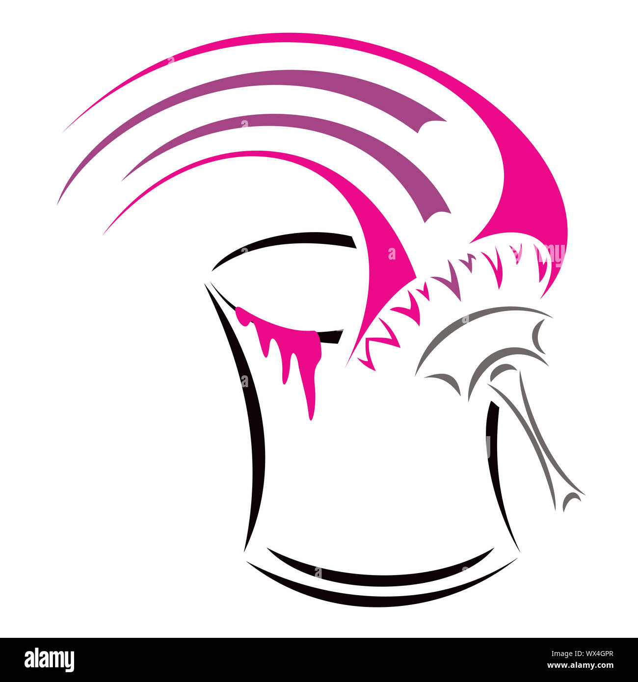 Conceptual symbol for painter Stock Photo