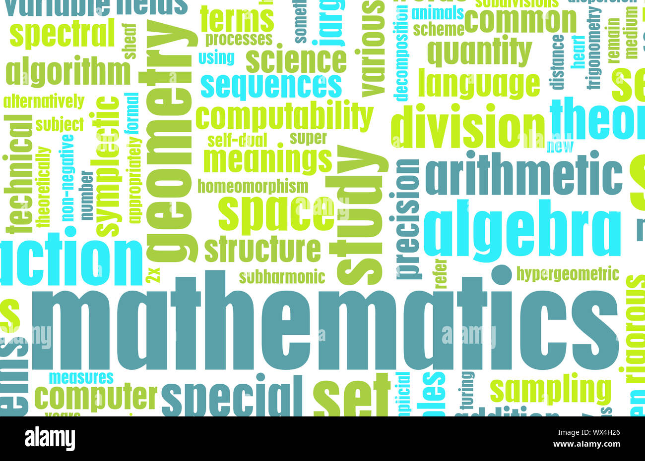 Mathematics Studies as a Abstract Math Background Stock Photo Alamy