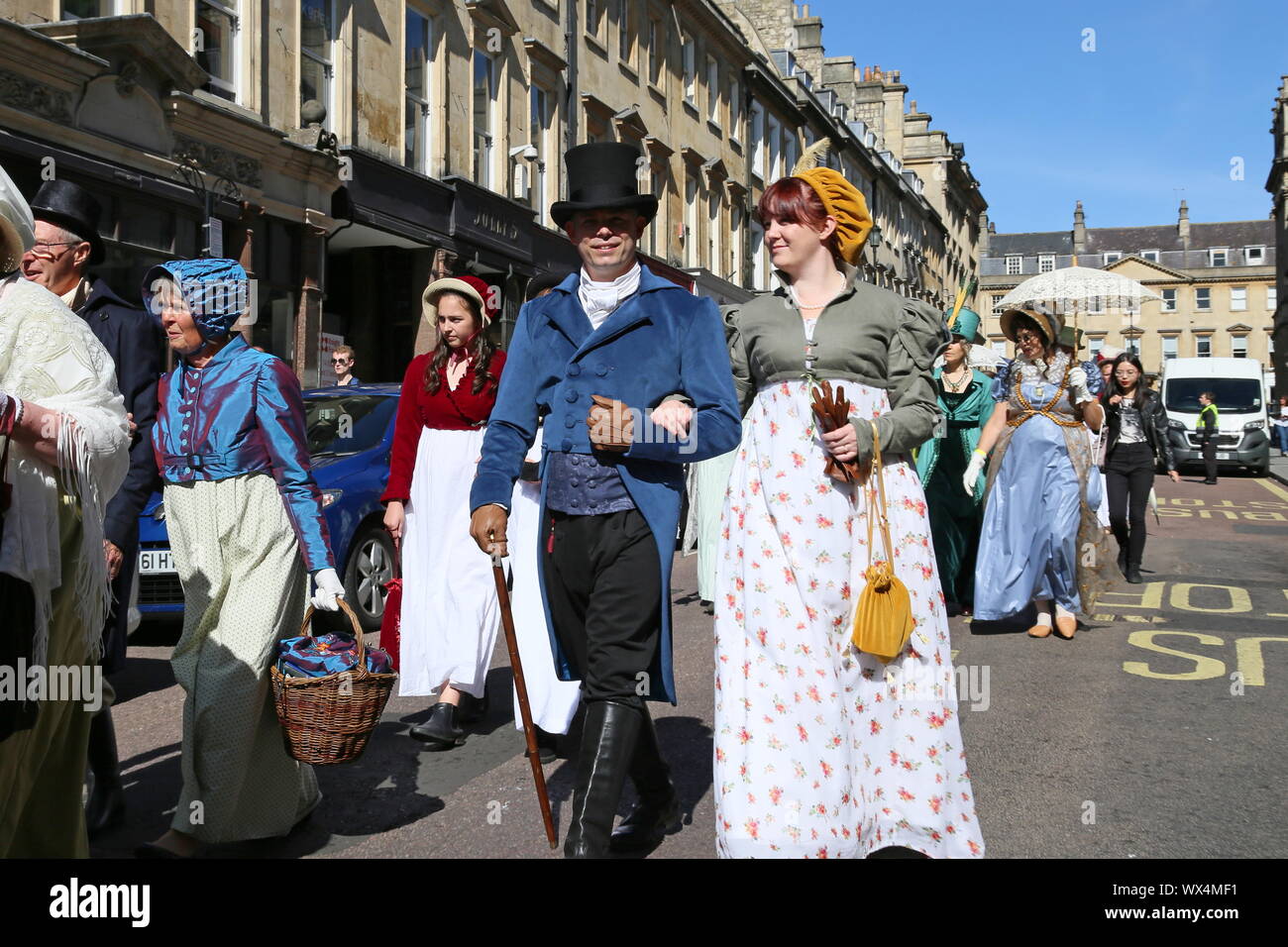 Grand Regency Costumed Promenade, Jane Austen Festival, Milsom Street