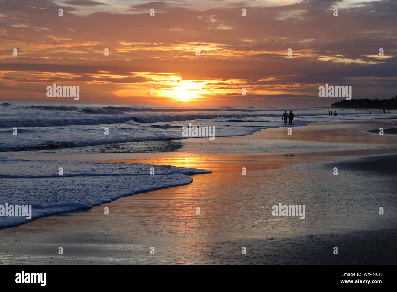 Pacific cost of Nicaragua Stock Photo