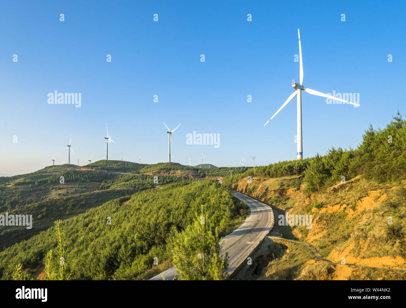 wind turbine Stock Photo