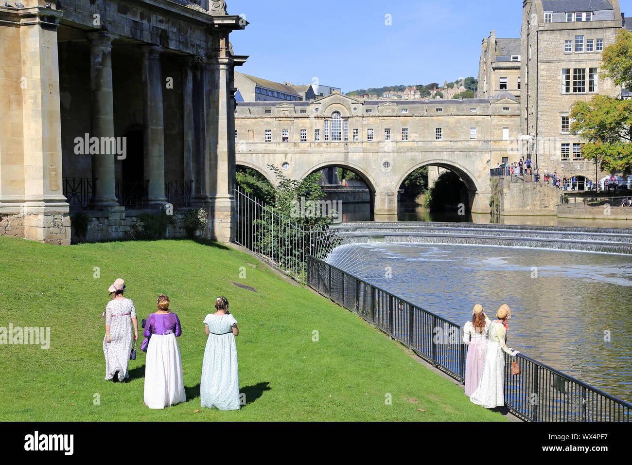 Grand Regency Costumed Promenade finish point, Jane Austen Festival