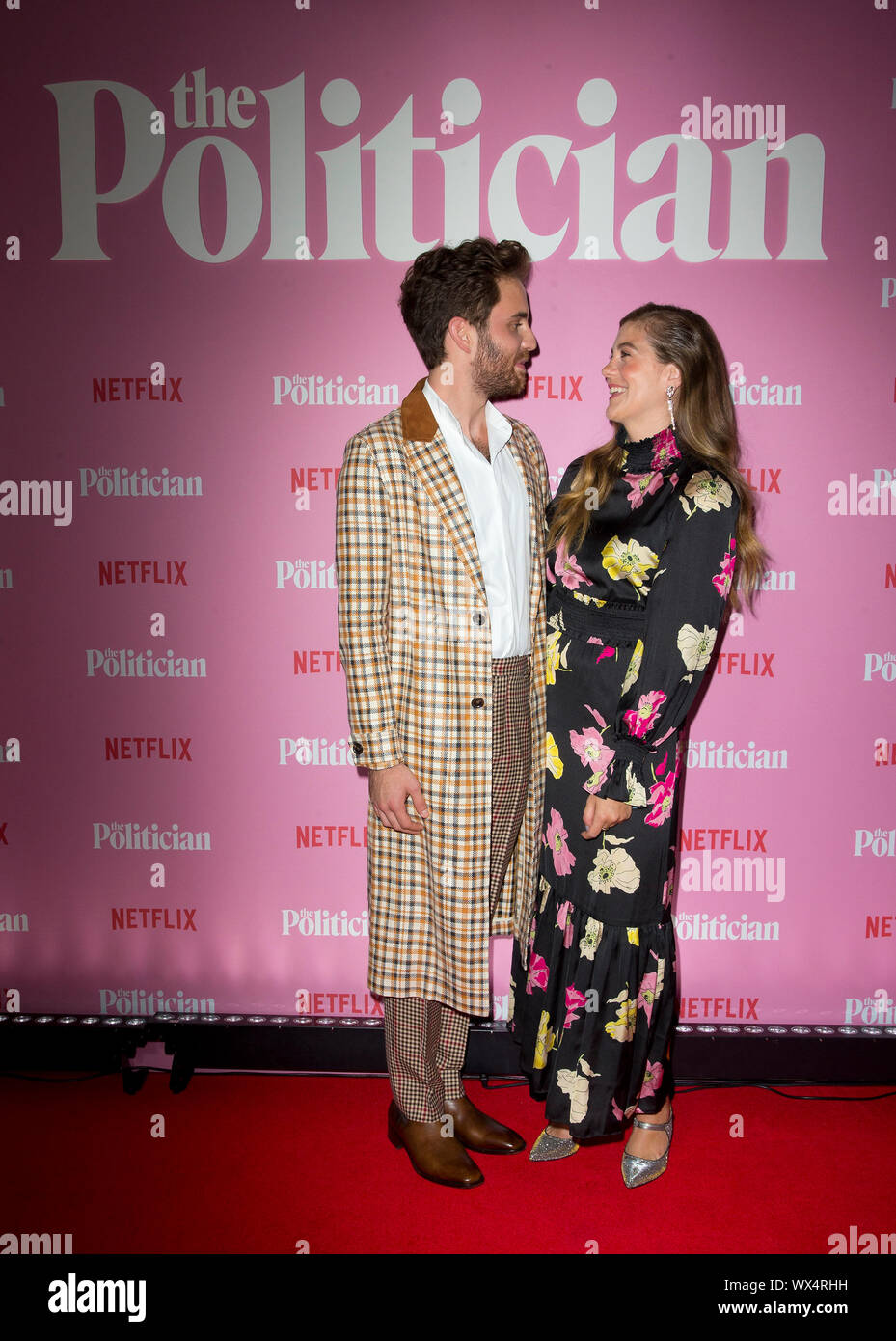 Ben Platt and Laura Dreyfuss attending a special screening of Netflix's(02)