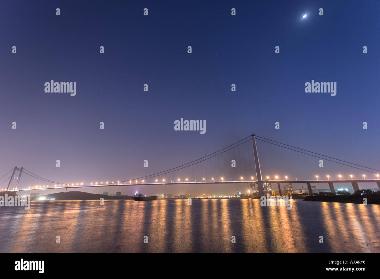 Yangtze River bridge Stock Photo