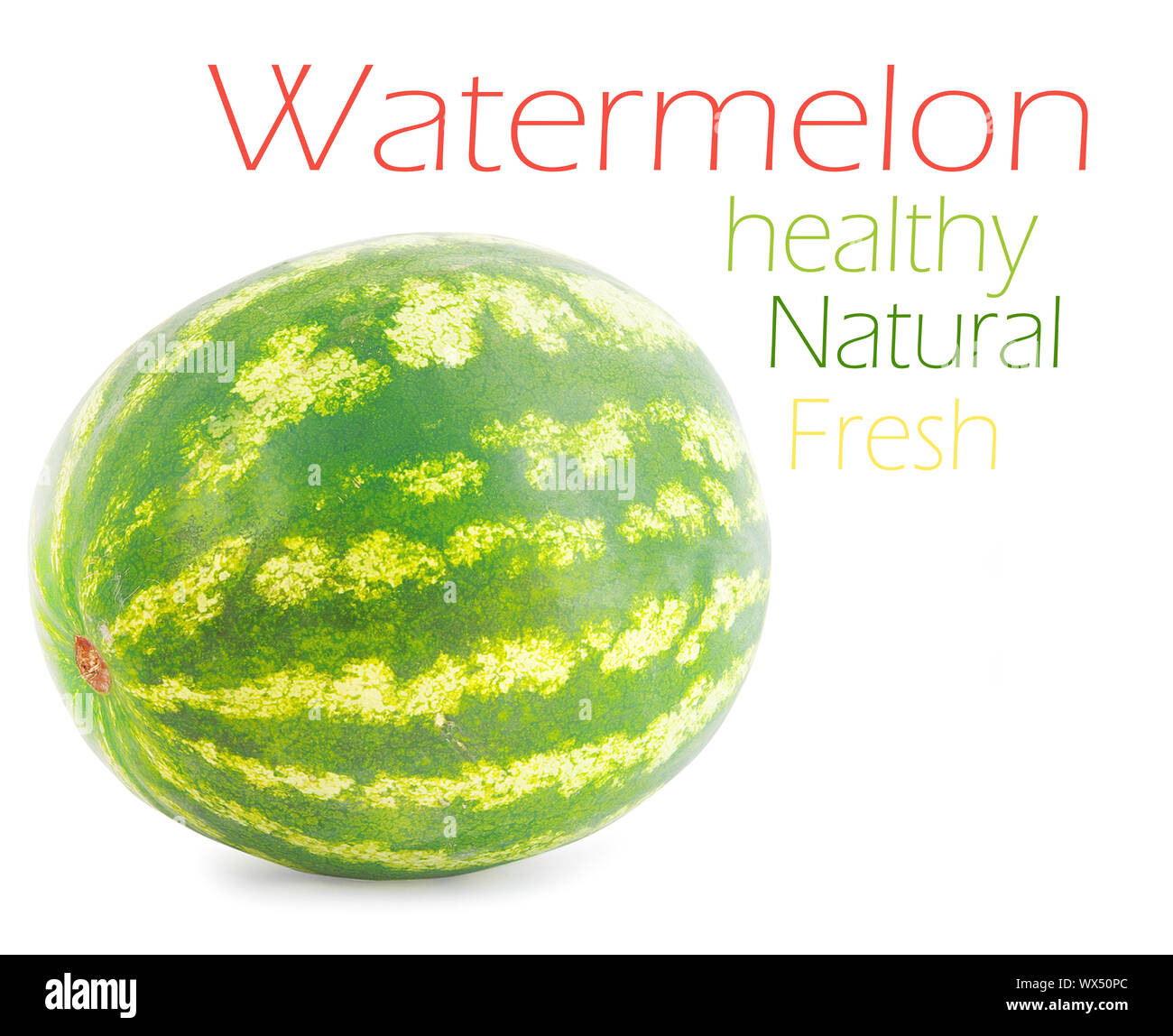 Watermelon isolated on white background Stock Photo - Alamy