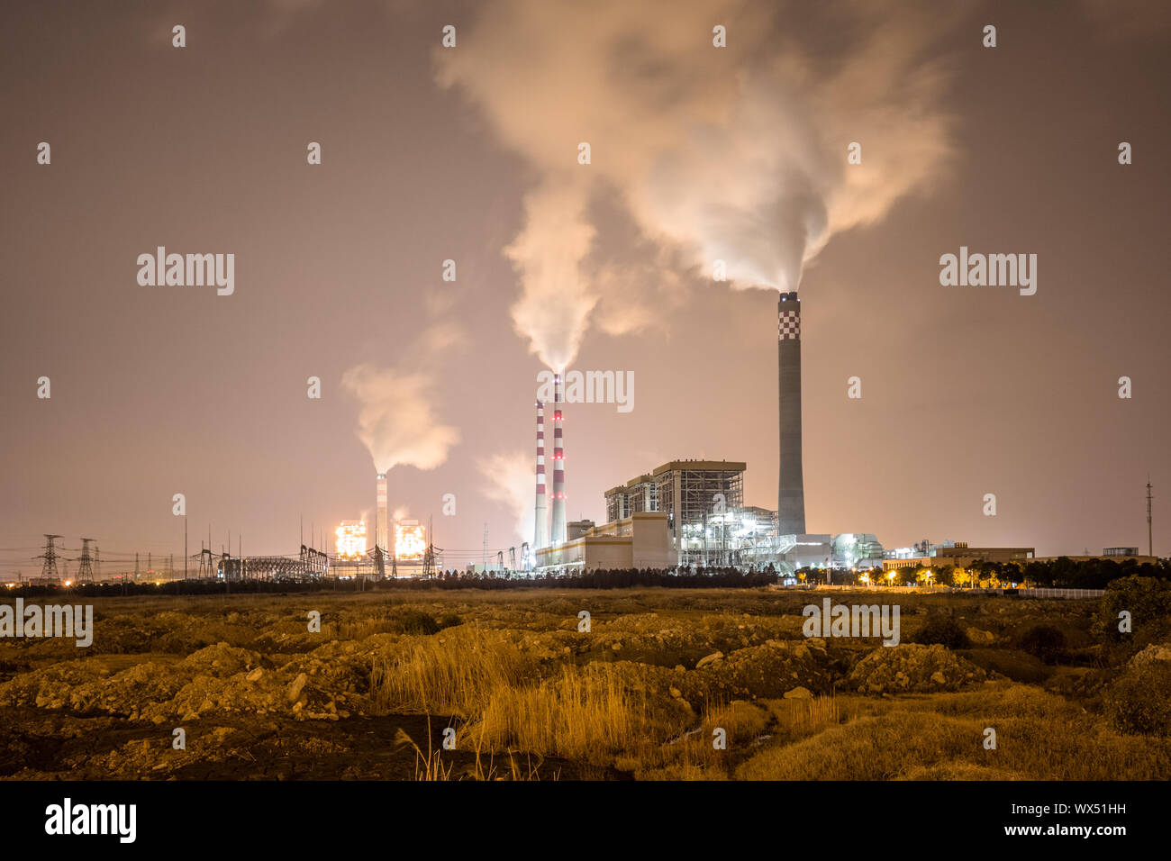 power plant Temelin Stock Photo