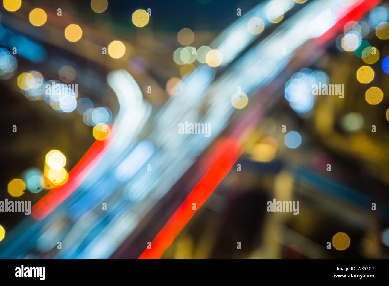 Night urban scene illuminated hi-res stock photography and images - Alamy